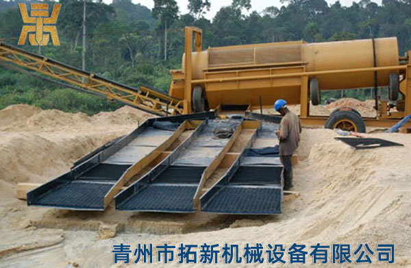 出口非洲旱地淘金设备